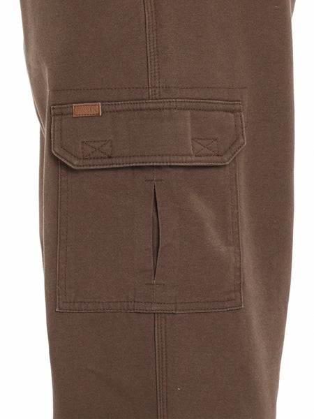 Stanley Men's Camo Print Fleece Lined Cargo Pant, Size: 38X30, Green