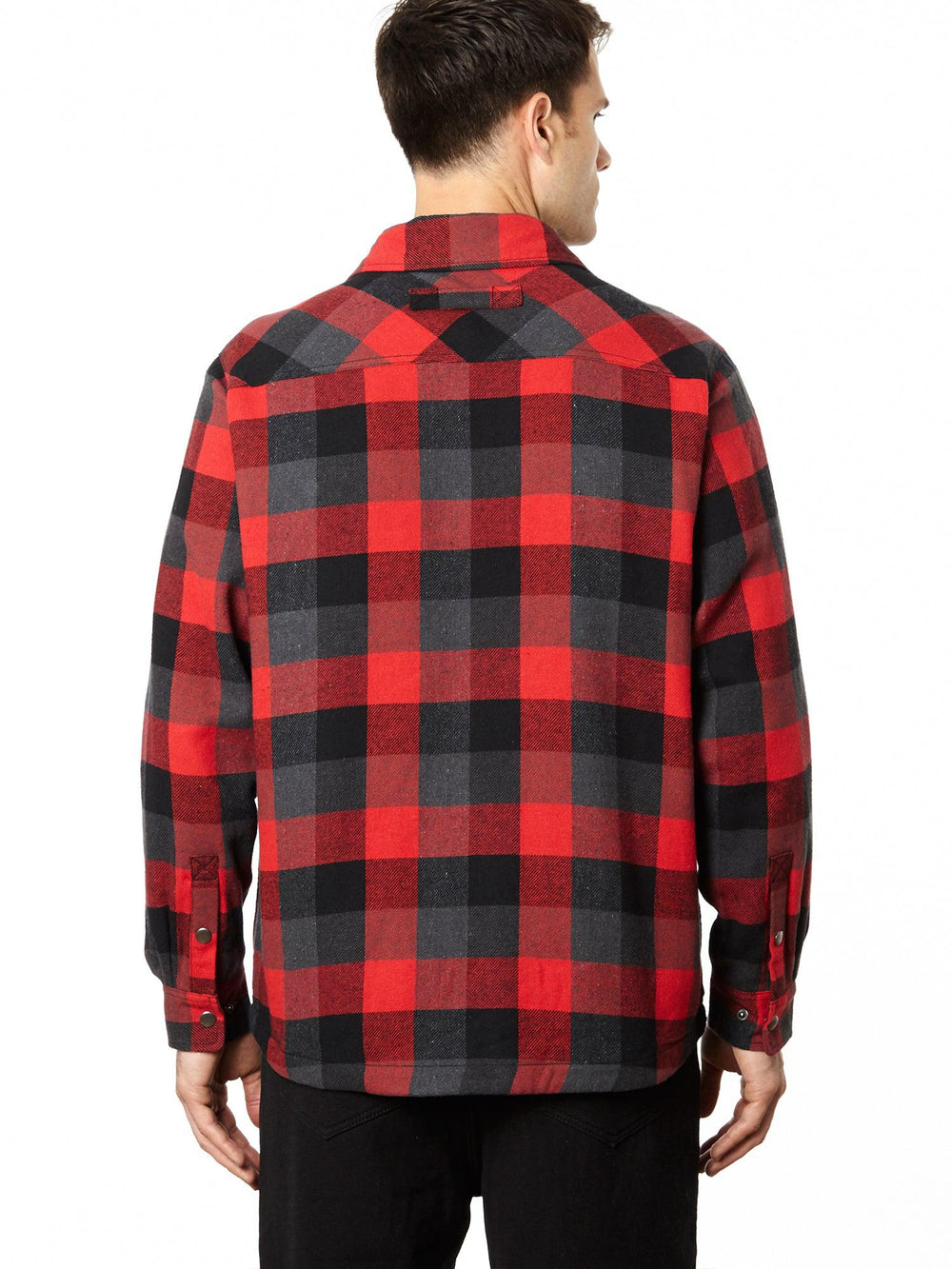JIMMY PLAID QUILTED FLANNEL JACKET